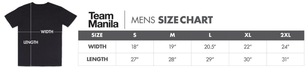 Size Chart Men